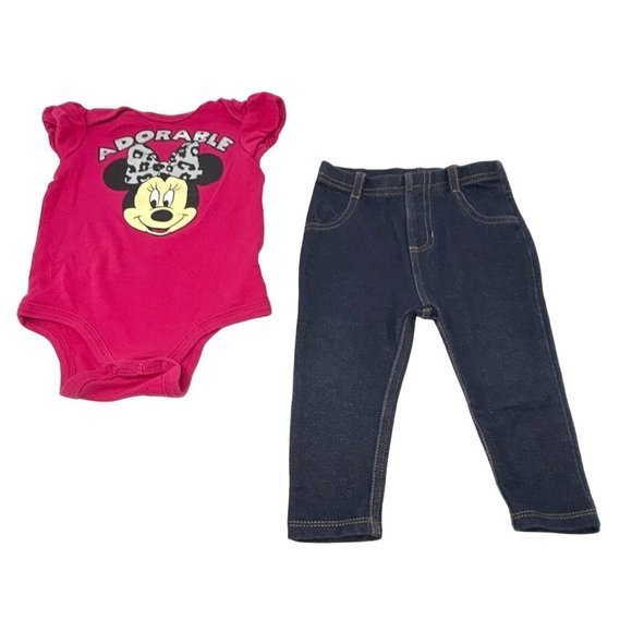 Baby Clothes - 2 Leggings & 2 Body Suits - Size 6 Month & 6-9 Month - Picture 2 of 5
